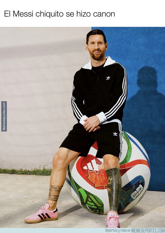 1231134 - Messi con el próximo balón del Mundial