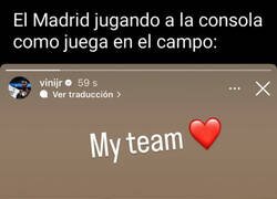 Enlace a Un equipo juega como entrena