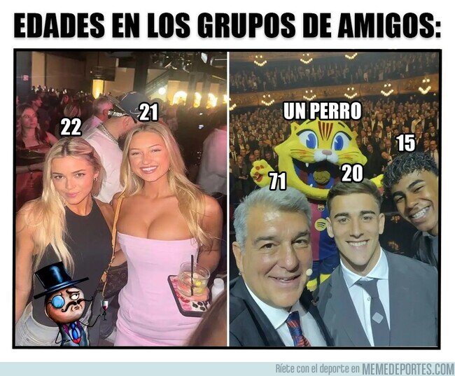 1231266 - Las edades de los amigos