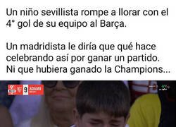 Enlace a Los madridistas no le dejarían emocionarse a este niño