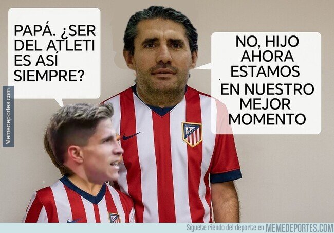 1231323 - Un padre ausente le explica que es el Atleti a su retoño