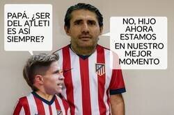 Enlace a Un padre ausente le explica que es el Atleti a su retoño