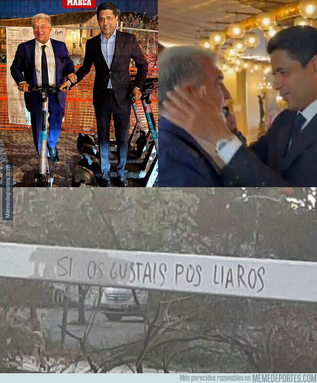 1231341 - Laporta y Al Khelaifi se ven en Roma