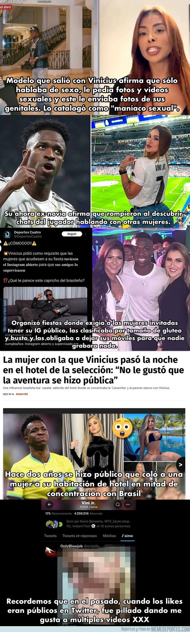 1231356 - Te quieren comparar todo esto con contratar enanos a una fiesta. Vinicius Jr está enfermo.