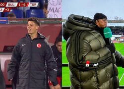 Enlace a Así le quedaba el abrigo a Arda Guler