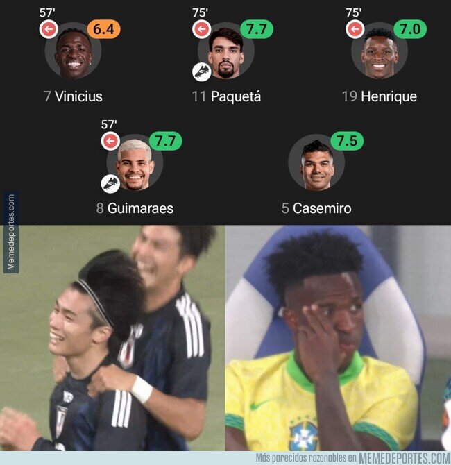 1231527 - Japón derrota por primera vez en su historia a Brasil