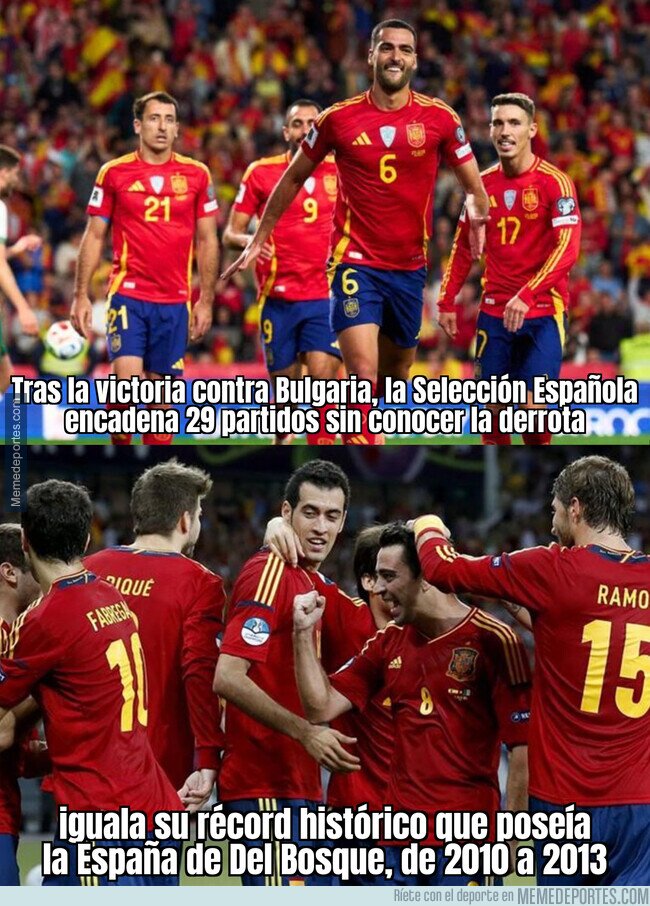 1231545 - España iguala su récord de partidos invicto