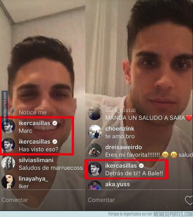 1231613 - Cuando Casillas troleó a Bartra en su directo