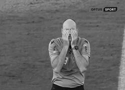 Enlace a Gil Manzano al ver que no pudo anular el gol de Araujo