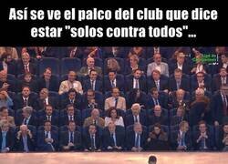Enlace a Florentino Pérez es tan crack que ha logrado venderse como la víctima teniendo todo este cobijo.
