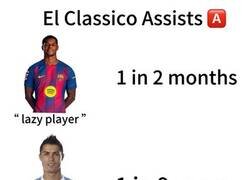 Enlace a Rashford acaba de igualar las asistencias del bicho en clásicos