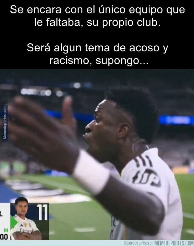 1232055 - Vinicius se gana otro enemigo.