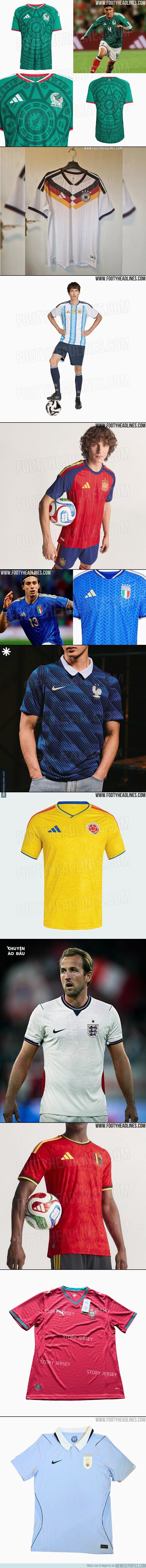 1232101 - Algunas de las camisetas que veremos en el mundial 2026 ya se han filtrado