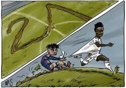 Enlace a Lo arrastró por el campo