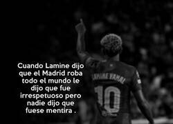 Enlace a La irrespetuosa verdad de Lamine