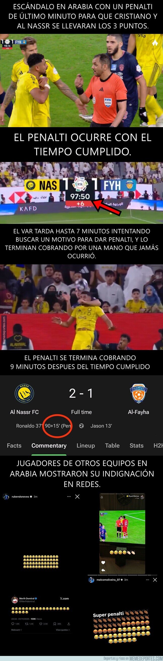 1232285 - Escándalo en Arabia por descarado favoritismo arbitral hacia el equipo de Cristiano