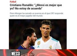 Enlace a Cristiano cada vez que da una entrevista