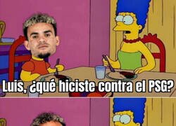 Enlace a Doblete y expulsión de Luis Díaz contra el PSG