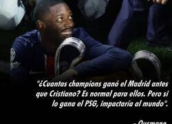 Enlace a El Dembo ya tiene mejor legado en Champions que el Bicho según su lógica. Bancamos...