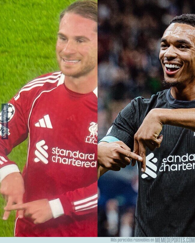 1232467 - ¿Dedicó Mac Allister si gol a Alexander-Arnold?