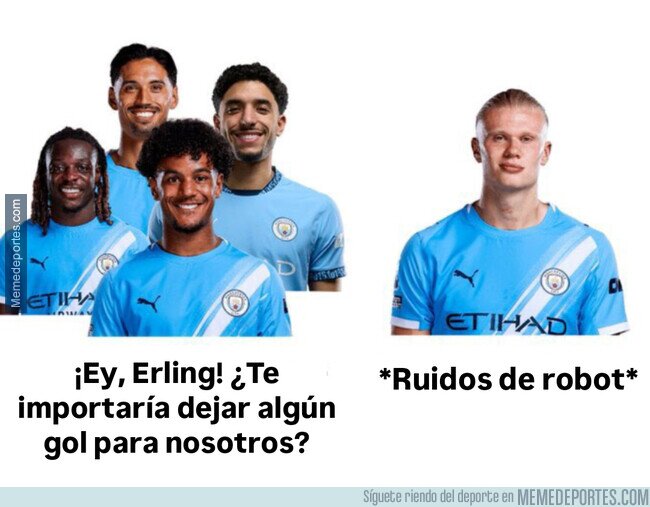 1232468 - Haaland está en modo androide