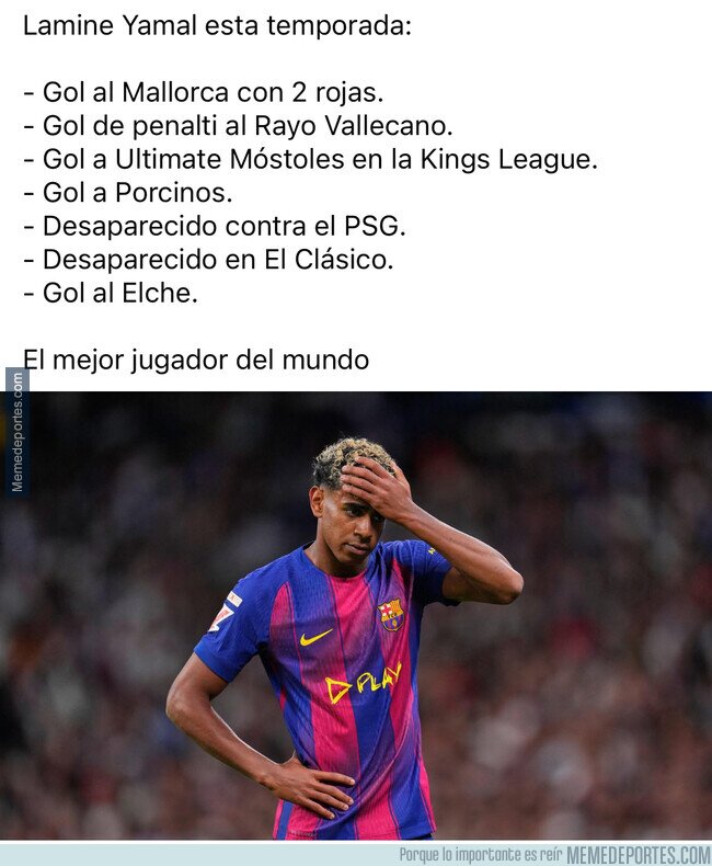 1232471 - Recordemos que con 8 goles en la temporada querían darle un balón de oro