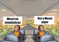 Enlace a Messi es una anomalía estadística
