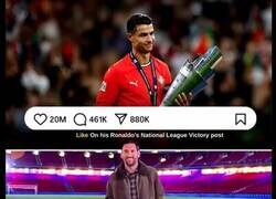 Enlace a Messi volviendo al Camp Nou ya tiene más likes que Cristiano ganando su último título