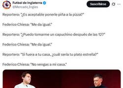 Enlace a Un futbolista muy amigable es Federico Chiesa