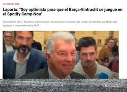 Enlace a Qué ganas de que el Eintracht estrene el Camp Nou