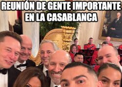 Enlace a El selfie de Cristiano Ronaldo en la Casa Blanca