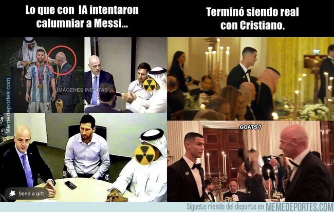 1232902 - ¿Se imaginan el escándalo si Messi se llega a sacar una selfie con Infantino?