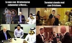 Enlace a ¿Se imaginan el escándalo si Messi se llega a sacar una selfie con Infantino?