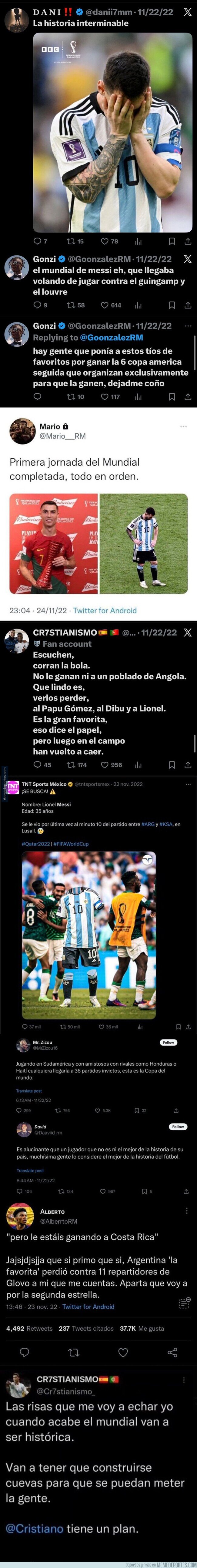 1233032 - Se cumplen 3 años del giro de relato más bestial en la historia del deporte, edificado por los haters de Messi: