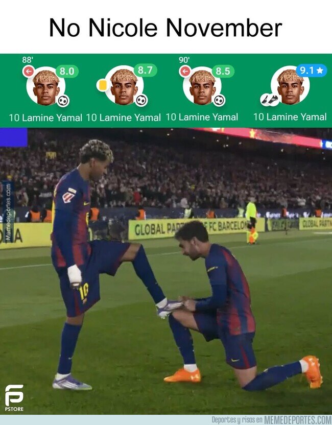 1233061 - Yamal abstemio es el mejor jugador del mundo