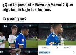 Enlace a El berrinche este lo hace Yamal y colapsa la prensa española por un mes entero