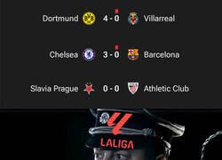 Enlace a Preocupante nivel de LaLiga en Champions