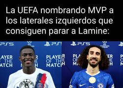 Enlace a Parar a Lamine tiene premio