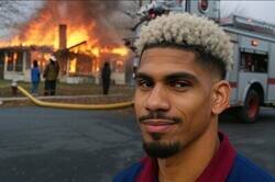 Enlace a Araújo solo quiere ver el Barça arder