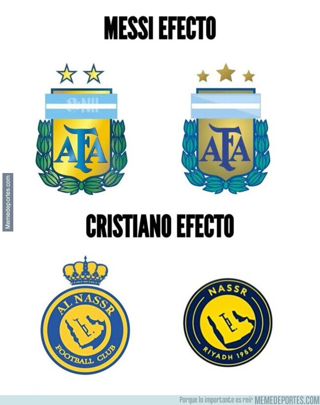 1233317 - Messi y Cristiano cambiando escudos