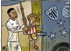 Enlace a Mbappé cazó al leoncito