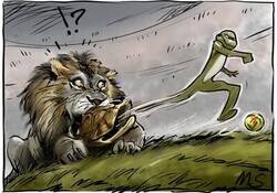 Enlace a La tortuga escapó del león