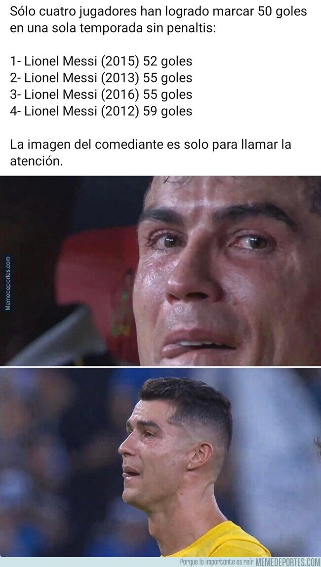 1233578 - The comediant one is... Cristiano Penaldo. Congratulations