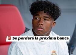 Enlace a Endrick, baja para la próxima fecha