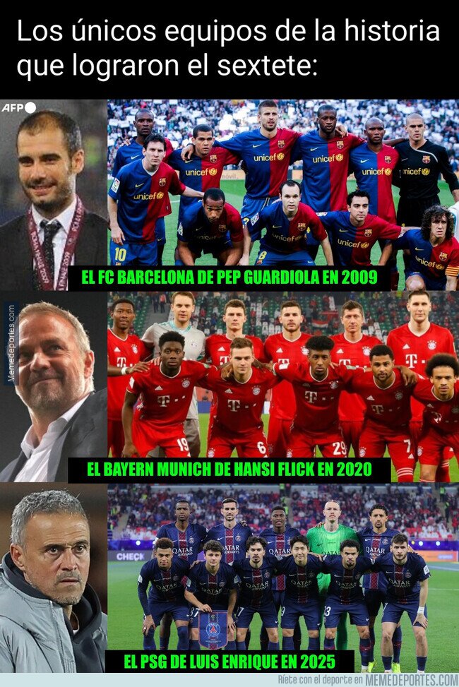 1234001 - Solo tres equipos en la historia