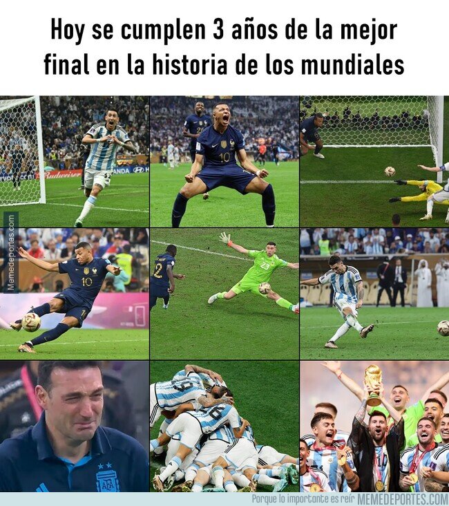 1234012 - 3 años de la mejor final de todas