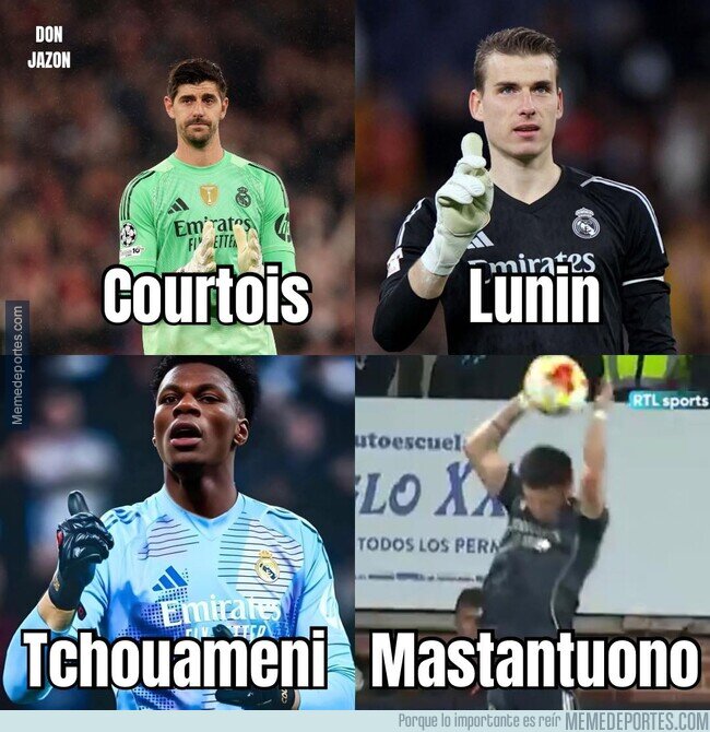 1234019 - ¿Pero cuántos porteros en cancha tiene este equipo?