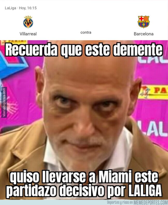 1234125 - El partido que iba a ser en Miami