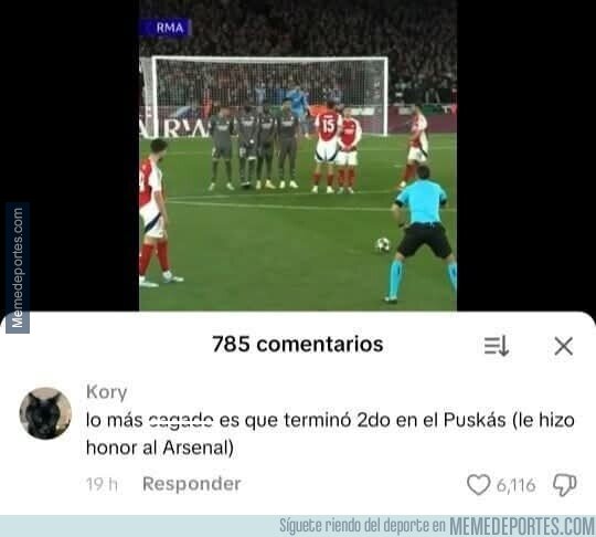 1234147 - Arsenal, segundo hasta en el Puskas