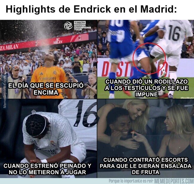 1234236 - Los mejores momentos de Endrick en el Madrid